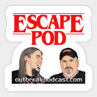 Stranger Escape Pod Logo Sticker